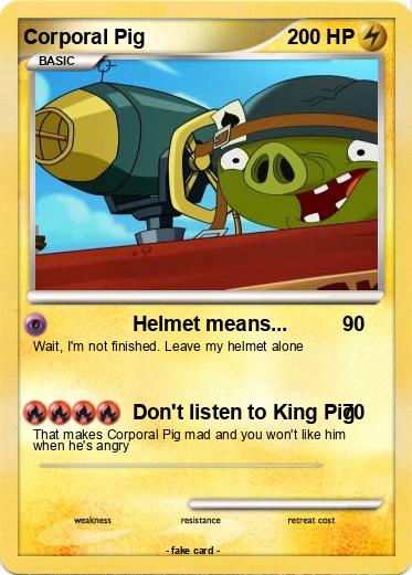 Pokemon Corporal Pig