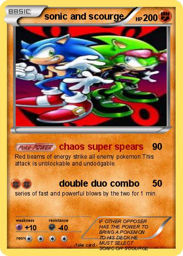 Pokemon sonic and scourge