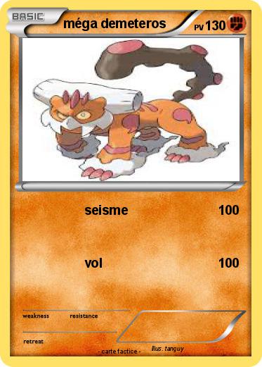 Pokemon méga demeteros