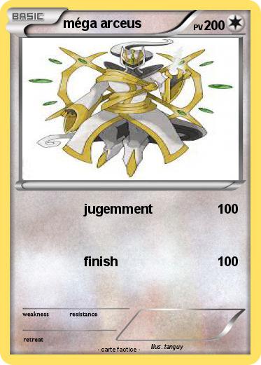Pokemon méga arceus