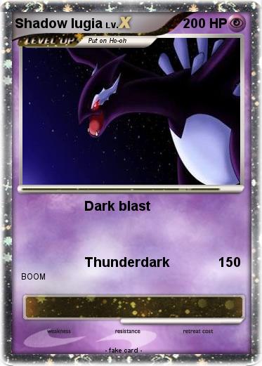 Pokemon Shadow lugia