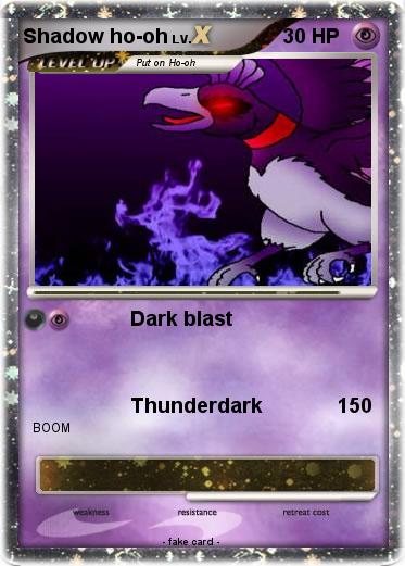 Pokemon Shadow ho-oh