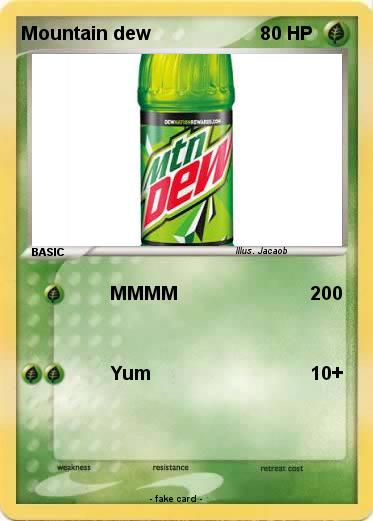 Pokemon Mountain dew