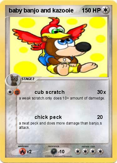 Pokemon baby banjo and kazooie
