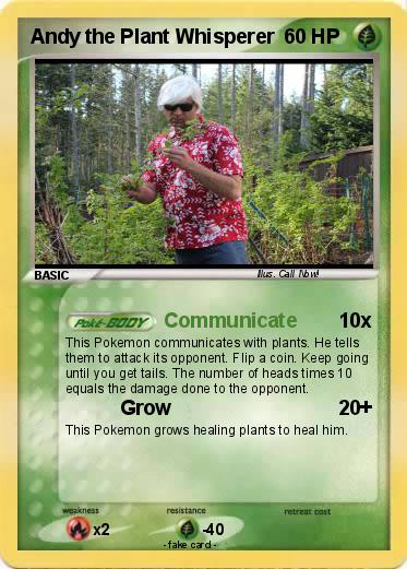 Pokemon Andy the Plant Whisperer