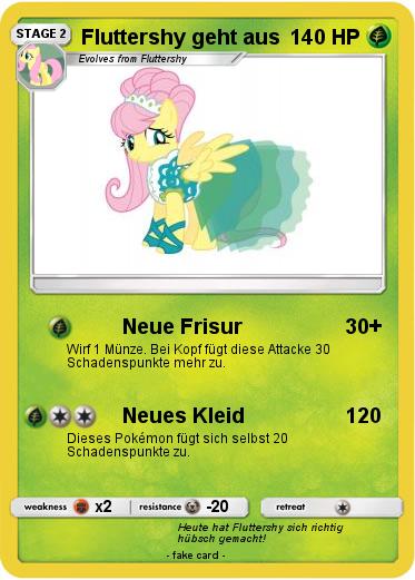 Pokemon Fluttershy geht aus