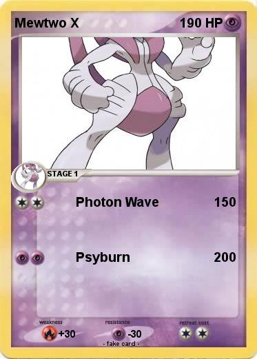 Pokemon Mewtwo X