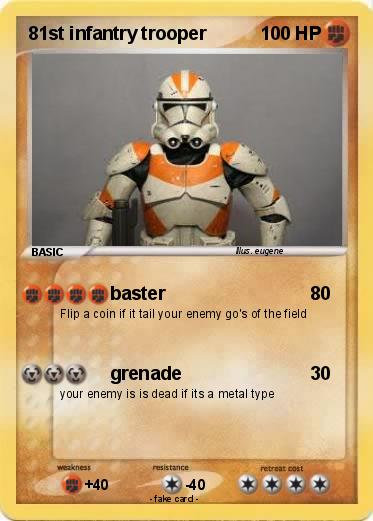 Pokemon 81st infantry trooper