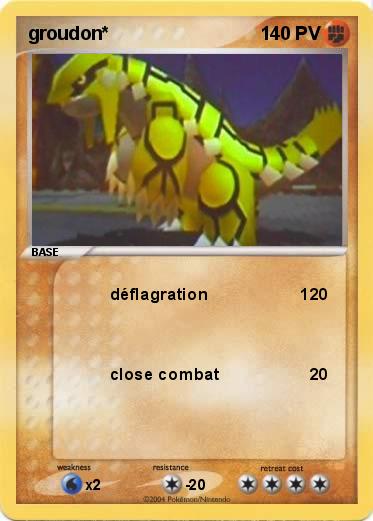 Pokemon groudon*