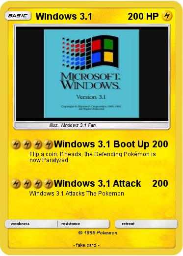 Pokemon Windows 3.1
