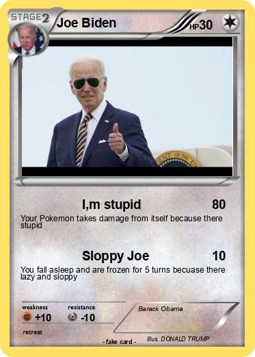 Pokemon Joe Biden