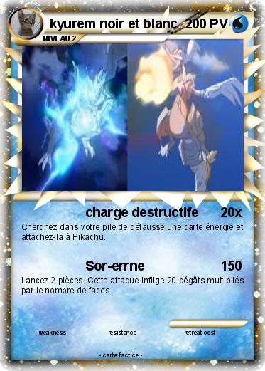 Pokemon kyurem noir et blanc