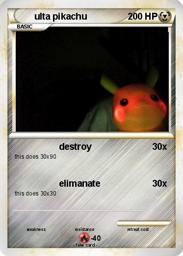 Pokemon ulta pikachu