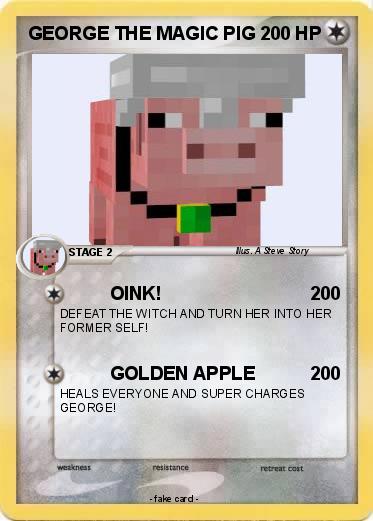 Pokemon GEORGE THE MAGIC PIG