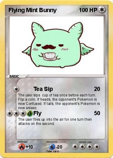 Pokemon Flying Mint Bunny