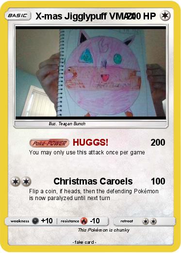 Pokemon X-mas Jigglypuff VMAX