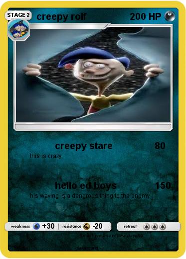 Pokemon creepy rolf