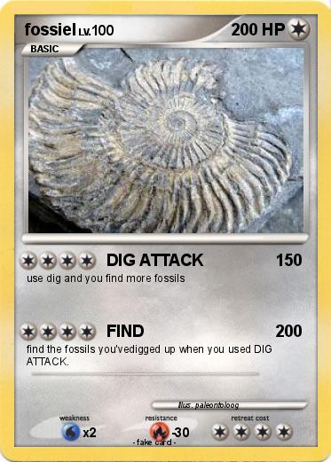Pokemon fossiel