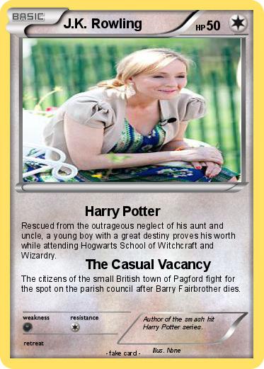 Pokemon J.K. Rowling