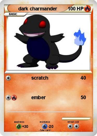 Pokemon dark charmander