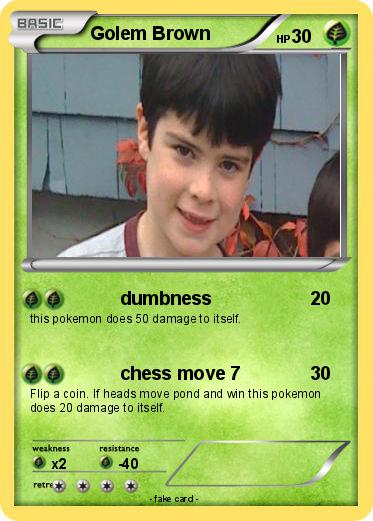 Pokemon Golem Brown