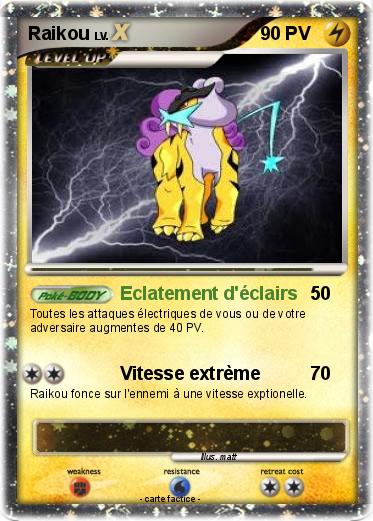 Pokemon Raikou