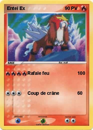Pokemon Entei Ex