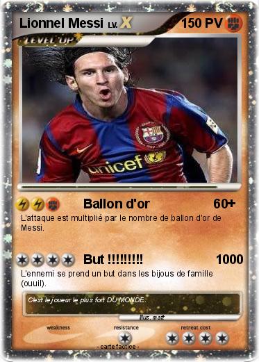 Pokemon Lionnel Messi