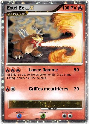 Pokemon Entei Ex