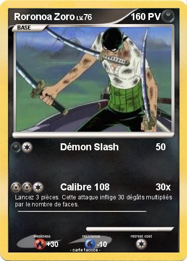 Pokemon Roronoa Zoro