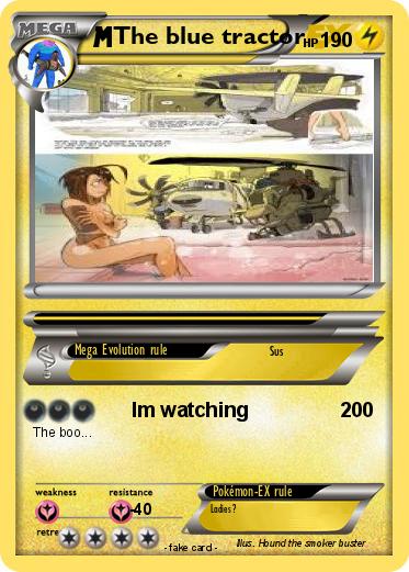 Pokemon The blue tractor