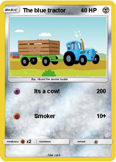 Pokemon The blue tractor