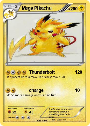 Pokemon Mega Pikachu