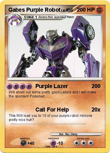 Pokemon Gabes Purple Robot