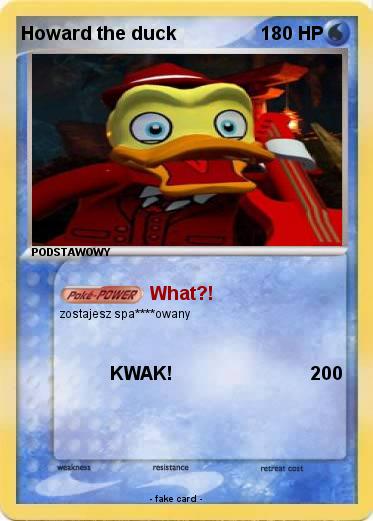 Pokemon Howard the duck