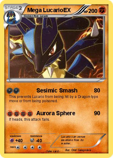 Pokemon Mega LucarioEX