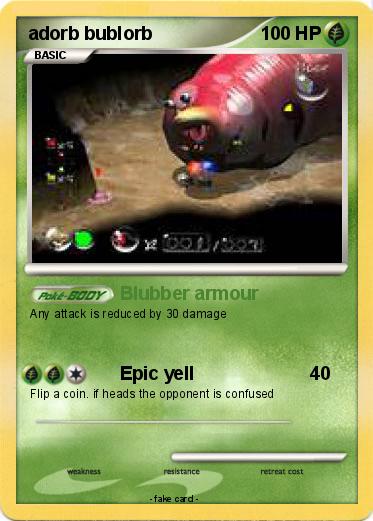 Pokemon adorb bublorb