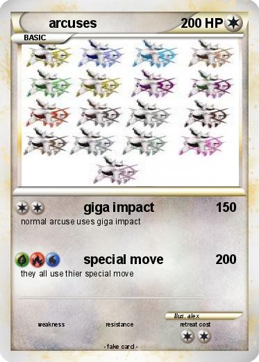 Pokemon arcuses