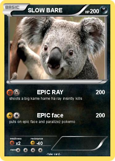 Pokemon SLOW BARE