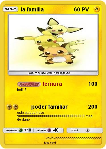 Pokemon la familia