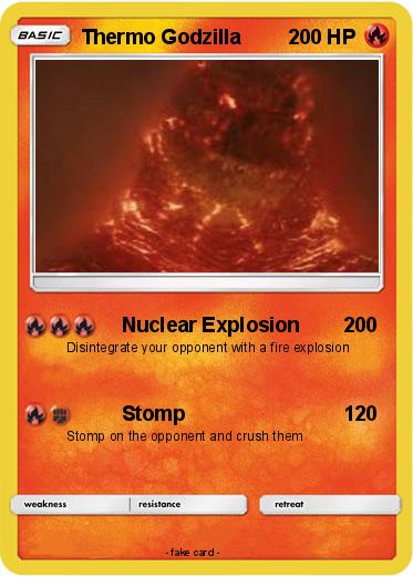 Pokemon Thermo Godzilla