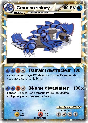Pokemon Groudon shiney