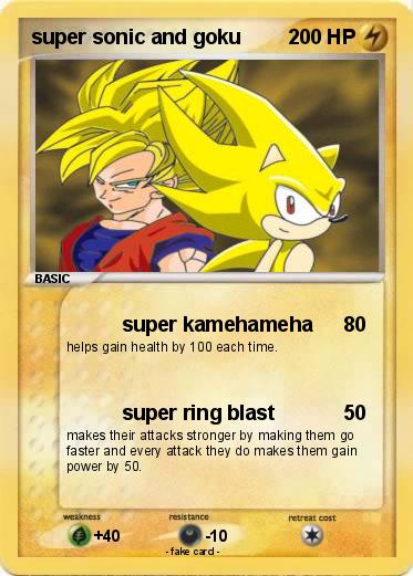 Pokemon super sonic and goku