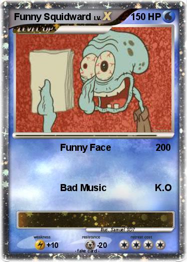 Pokemon Funny Squidward