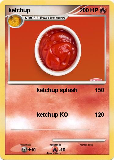Pokemon ketchup