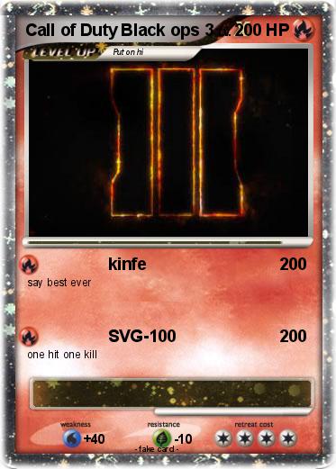 Pokemon Call of Duty Black ops 3