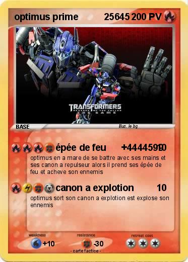 Pokemon optimus prime          25645