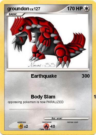 Pokemon groundon