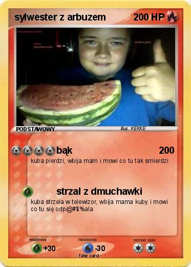 Pokemon sylwester z arbuzem