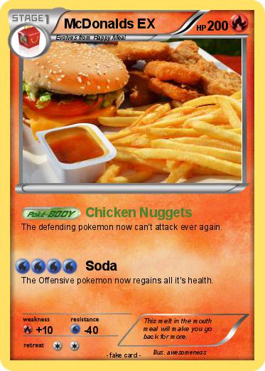Pokemon McDonalds EX